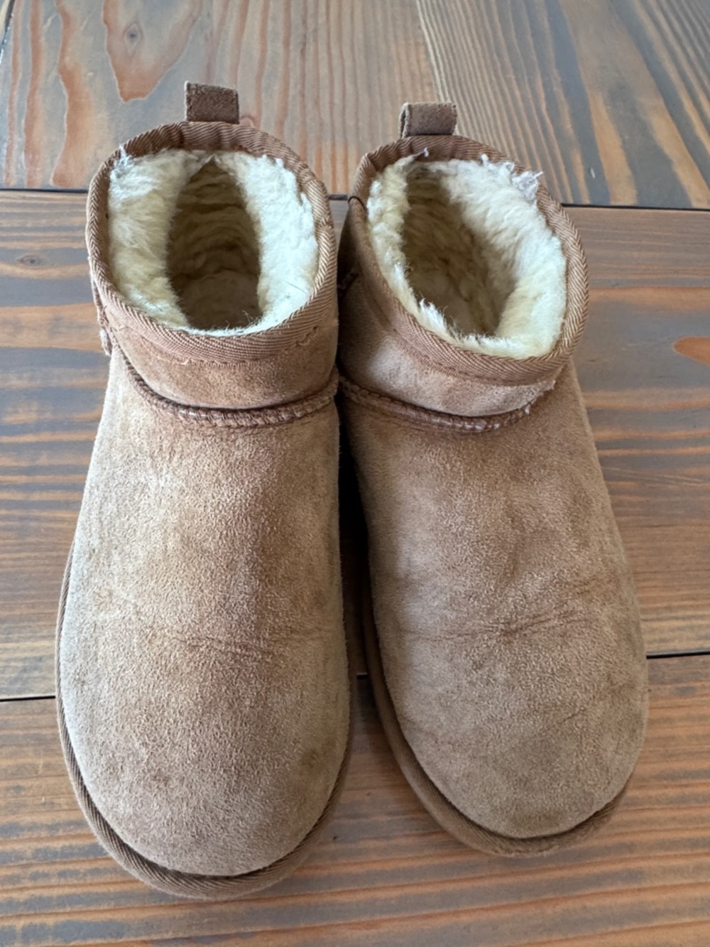 Ugg Suede Shearling filled Ankle Boots